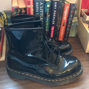 Black patent leather 1460 Dr. Martens